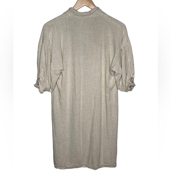 OC STYLE Linen Dress Size S & Paris Tweed Bag - Picture 3 of 10